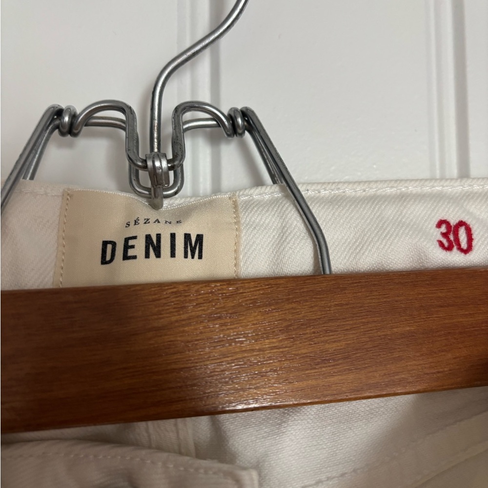 Sézane Brut Sexy Jeans - Ecru/Cream